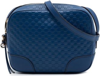 Gucci Pre-owned Gucci Microguccissima Bree Crossbody Unisex V3YOUD4TT9IY9KL7
