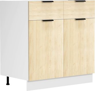ebuy24 Gabinete De Cocina B80 Cm Gabinete Inferior Fasola 82x80x46 - Vcm