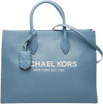 Michael Kors Borsa Tote in Pelle Pre-owned - - Pre-owned - Donna - Blu - ONE SIZE