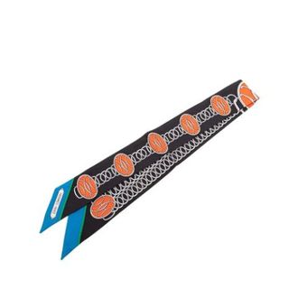 Herm&egrave;s Pre-owned Scarves, female, Multicolor, Size: ONE SIZE Pre-owned Lift Profile Twilly Scarf