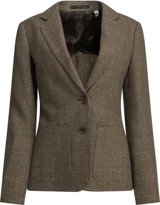 Burberry blazer van wol- en linnenmix