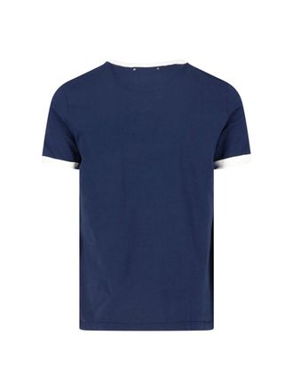 Golden Goose Mens T-Shirts And Polos Blue Cotton