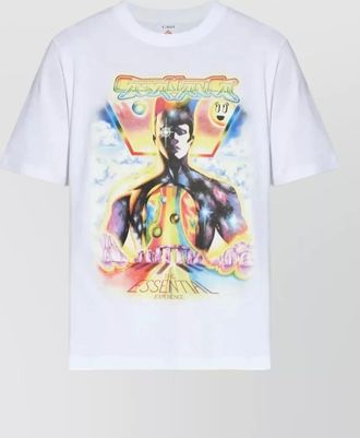 Casablanca experience graphic crewneck relaxed fit t-shirt