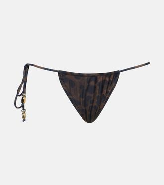 Same Swim Braga de bikini estampada