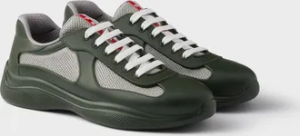 Prada Americas Cup Soft rubber and bike fabric sneakers