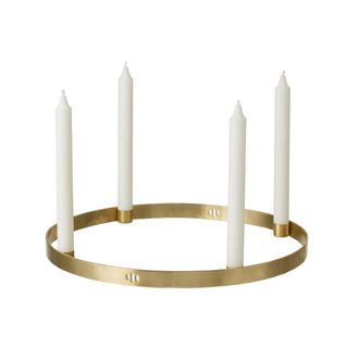 Ferm Living Kerzenhalter Circle large, Messing