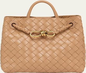 Bottega Veneta Andiamo Small Leather Top-Handle Bag