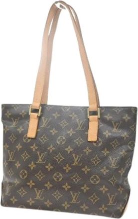 Louis Vuitton Pre-owned Tote Bags, female, Brown, Size: ONE SIZE Pre-owned Canvas Tote Bag