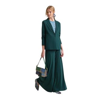 Maliparmi Soft Jersey Broeken - Dames - Wijde Broeken - Groen - XS - Broeken