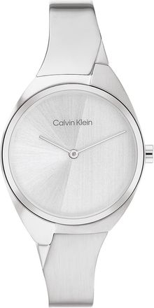 Calvin Klein Womens Dynamic Bangle Watch - Metallic