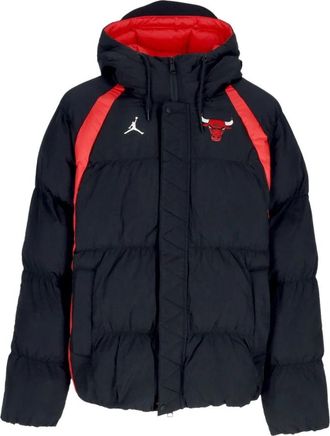 Nike Jordan Chicago Bulls Courtside Jacket - Heren - Ski Jassen - Zwart - L - Polyester - Fitness