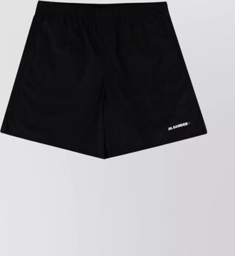 Jil Sander logo swim shorts