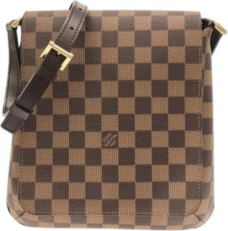 Louis Vuitton Pre-owned Cross Body Bags, female, Brown, Size: ONE SIZE Pre-owned Damier Shoulder Bag