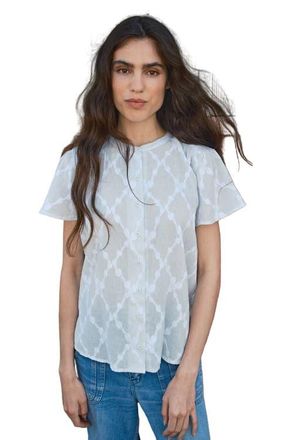 Ace & Jig Kenna Flutter Sleeve Blouse in Sonnet at Nordstrom, Size 3X-Large