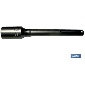 cofan Adaptador Sds Max Largo 200mm., Mango Portacoronas De Construcci&oacute;n Sds Max, Sistema De Sujeci&oacute;n De La Broca Centradora Y La Corona Al Taladro. Anclaje