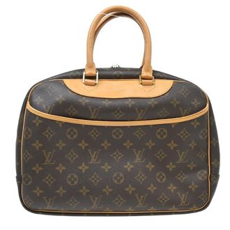 Louis Vuitton Deauville Monogram Canvas Brown Canvas Handbag (Pre-Owned)