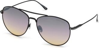Tom Ford FT0784 MILLA 01C Womens Sunglasses Black Size 59