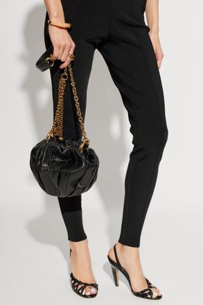 Chlo&eacute; Shoulder Bag Pliss&eacute;, Womens, Black