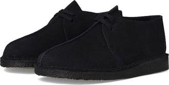 Clarks Desert Trek Mens Lace-up Boots Black Suede 3 : 11.5 D - Medium, Leather/Suede