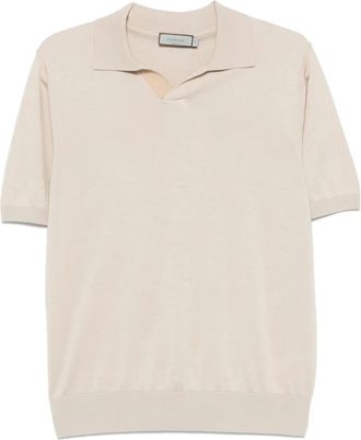 Canali T-shirt in maglia fine - Toni neutri