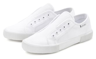 Lascana Sneaker LASCANA, Damen, Gr. 35, weiss (wei&szlig;), Obermaterial: 100% Textilmaterial. Decksohle: 100% Textilmaterial. Futter: 100% Textilmaterial. Laufsohl