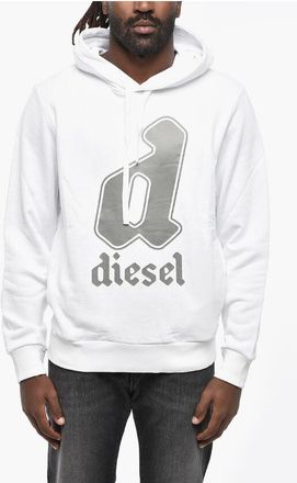 Diesel Brushed Cotton GINNOUT Hoodie with Printed Logo size 3xl