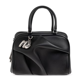 Marc Jacobs The Small Wave - Dames - Handtassen - Zwart - ONE Size - Leer - Tassen