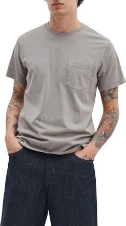 Rag & Bone Classic Fit Garment Dye Pocket T-Shirt in Gran at Nordstrom, Size Xx-Large