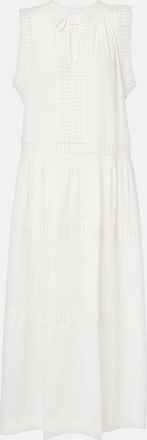 Ulla Johnson Thalia crochet-trimmed cotton beach dress
