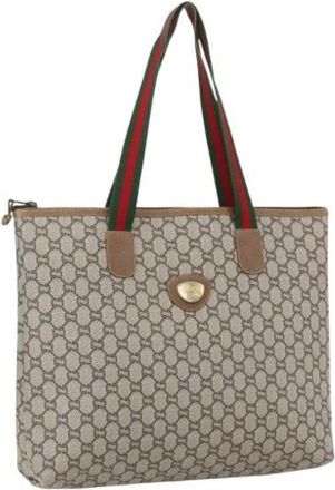 Gucci Pre-owned Tote Bags, female, Beige, Size: ONE SIZE Pre-owned Tote Bag