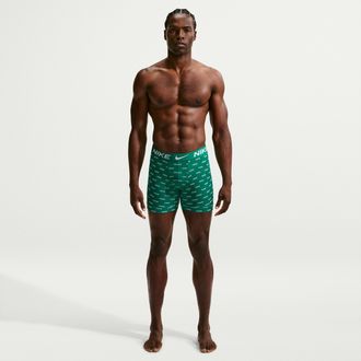 Nike Mens Essential Micro Dri-FIT Boxer Briefs (3-Pack) in White | KE1157-383