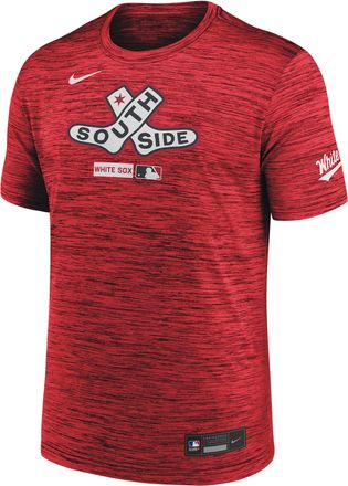 Nike Chicago White Sox City Connect Velocity Nike Mens Dri-FIT MLB T-Shirt in Red | 02ER62QRX-HR3