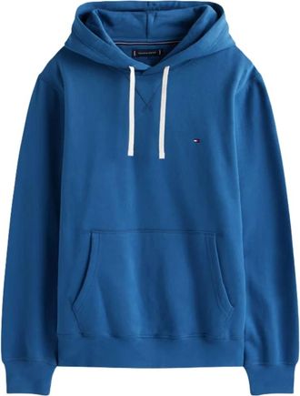Tommy Hilfiger Hoodies & sweatvesten, Heren, Blauw, XL, Katoen, ESS Seasonal Fleece Hoody