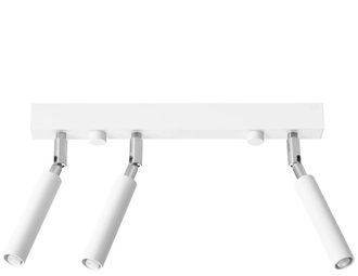 Sollux Lighting Design Deckenlampe Eyetech 3-Flammig, Weiss