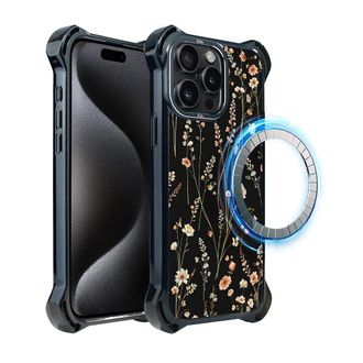 OEM Custodia Ibizu Dropguard Ultra Per Iphone 15 Pro Con Magsafe, Pastel Bloom, Midnight Garden