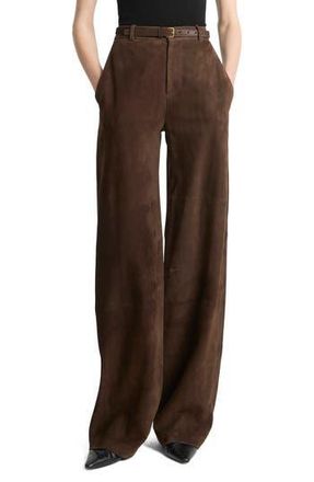 Vince Suede Wide Leg Pants in Deep Espresso at Nordstrom Rack, Size 2