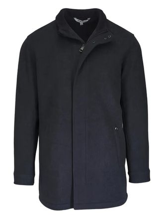 Peter Millar Madison zip-fastening wool coat - Black