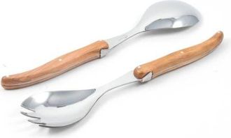 Laguiole Salad Serving Set in Wooden Box in Olivewood at Nordstrom