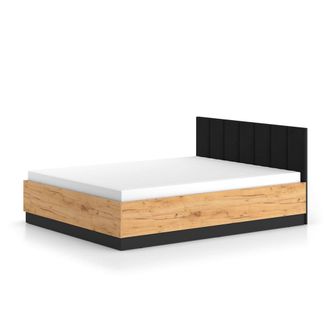 Petits Meubles Cama canap&eacute; 160x200 con somier estratificado marr&oacute;n