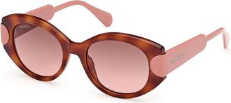 Max & Co. MO0108 52F Womens Sunglasses Tortoiseshell Size 51