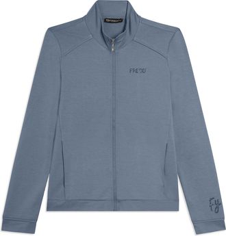 Freddy Felpa Zip e fondo asimmetrico con logo FREDDY in strass