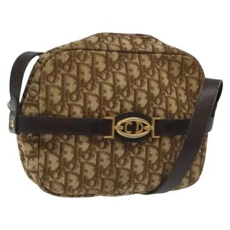Dior Borsa a spalla Pre-owned in tela - - Pre-owned - Donna - Marrone - ONE SIZE