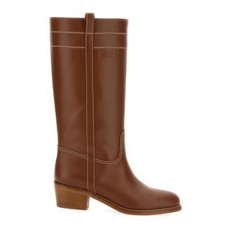 Fay High Boots, female, Brown, Size: 9 US Fay Boots Brown