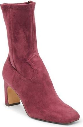 Dolce Vita Roan Block Heel Bootie in Plum Stella Suede at Nordstrom Rack, Size 6.5