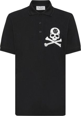 Philipp Plein Heren, Tops, Zwart, Maat: L Katoen