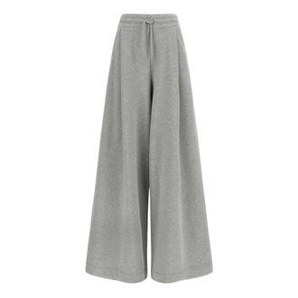 Dries Van Noten Hadium Sports Trousers - female - Dries Van Noten - Wide Trousers - Gray - XS - Trousers
