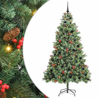 vidaXL &Aacute;rbol De Navidad Artificial Verde 210 Cm Pvc Y Metal Vidaxl