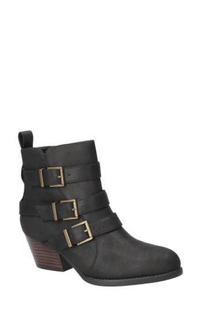 Bella Vita Bowie Buckle Strap Bootie - Multiple Widths Available in Black at Nordstrom Rack, Size 9.5