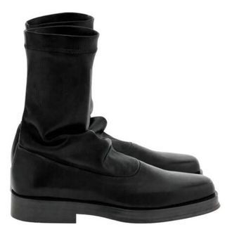 Ferragamo Furseo Nappa Sock Boots, Size 10 E