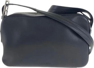 Prada Pre-owned Cross Body Bags, female, Black, Size: ONE SIZE Pre-owned Leather Shoulder Bag